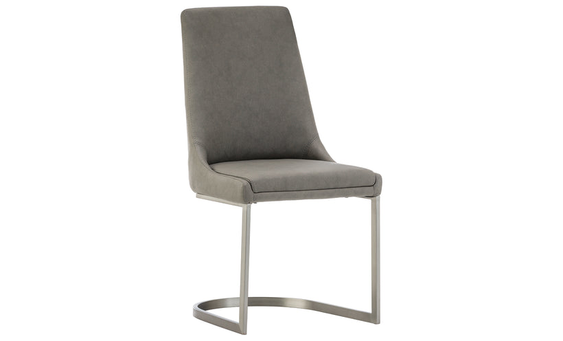 Oxford Basalt Grey Dining Table, 4 Chairs and Bench